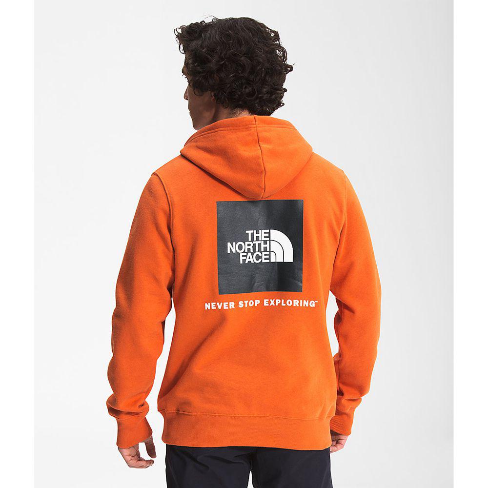 The North Face Box Nse Pullover Ανδρικα Φούτερ Hoodie - Πορτοκαλι (YOQN49761)